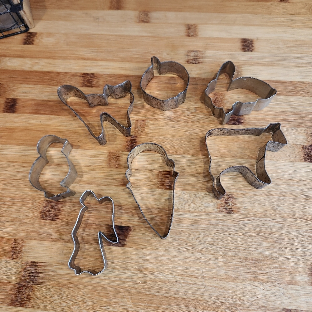 Vintage Metal Cookie Cutters